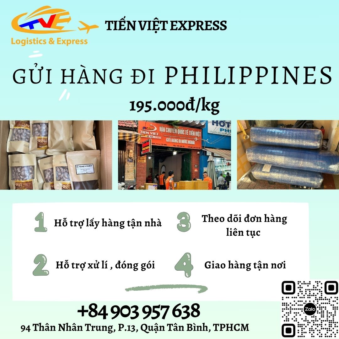 Gửi hàng đi Philippines - Tiến Việt Express